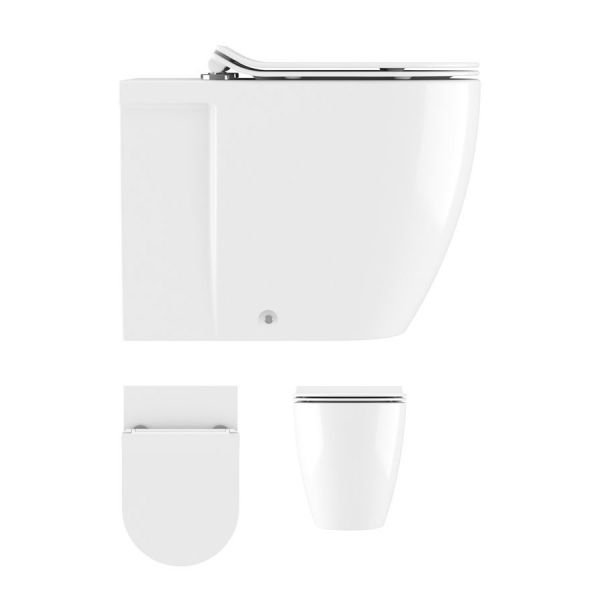 Crosswater Kai X Back to Wall Toilet with Seat