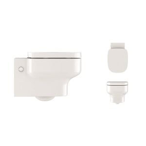 Crosswater Kai S Wall Hung Toilet with Seat