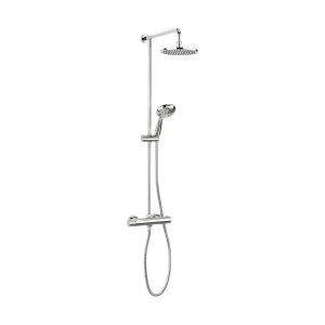 Crosswater Fusion Thermostatic Shower Valve with Fixed Head and Handset