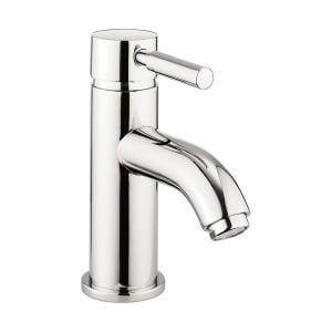 Crosswater Fusion Chrome Monobloc Basin Mixer Tap with Click Clack Waste