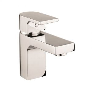 Crosswater Planet Chrome Monobloc Basin Mixer Tap with Click Clack Waste