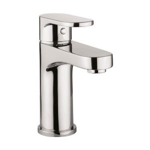 Crosswater Style Chrome Monobloc Basin Mixer Tap with Click Clack Waste