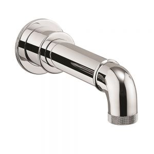 Crosswater MPRO Industrial Chrome Wall Mounted Bath Spout