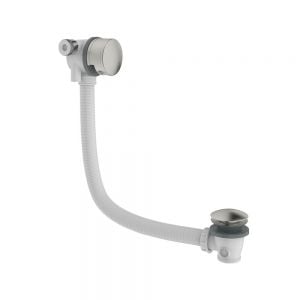 Crosswater MPRO Stainless Steel Bath Filler with Click Clack Waste PRO0355V
