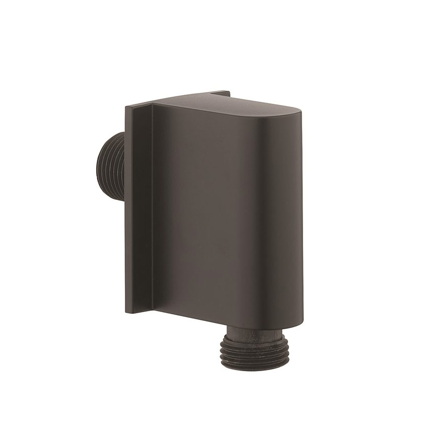 Crosswater MPRO Matt Black Wall Outlet PRO955M
