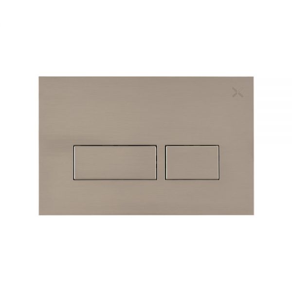 Crosswater MPRO Brushed Stainless Steel Effect Dual Flush Plate