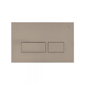 Crosswater MPRO Brushed Stainless Steel Effect Dual Flush Plate