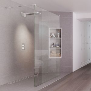 Aqata Design Solutions DS440 1400 Double Entry Walk In Wetroom Shower Screen
