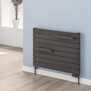 Eastbrook Addington 600 x 1032 Type 10 Matt Anthracite Designer Radiator