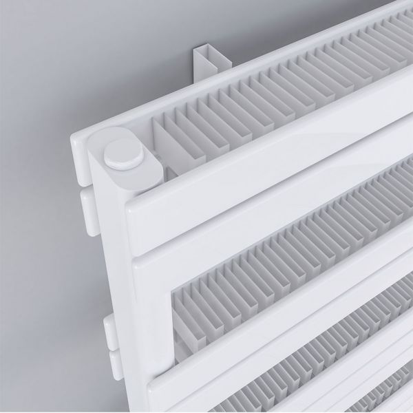 Eastbrook Addington 1750 x 500 Type 21 Gloss White Towel Rail #2