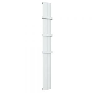 Eastbrook Berlini 1200 x 185 Vertical Matt White Designer Radiator