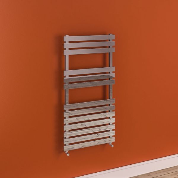 Eastbrook Biava Flat 1170 x 500 Polished Stainless Steel Designer Radiator #2