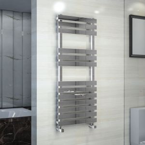 Eastbrook Biava Flat 1170 x 500 Polished Stainless Steel Designer Radiator