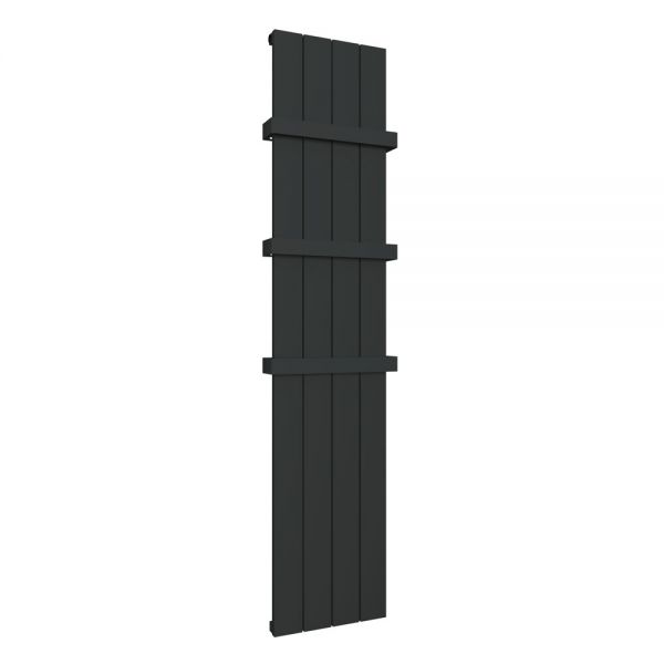 Eastbrook Charlton 1800 x 565 Vertical Matt Anthracite Designer Aluminium Radiator