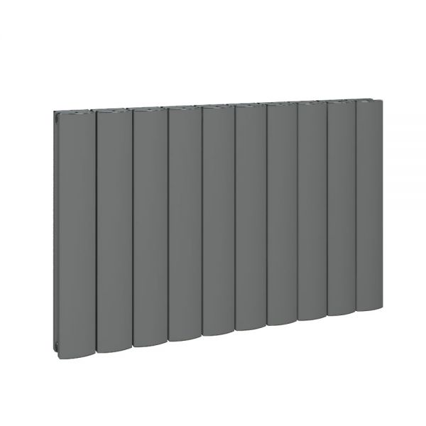 Eastbrook Guardia 600 x 1040 Horizontal Matt Anthracite Designer Radiator