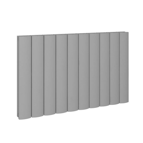 Eastbrook Guardia 600 x 660 Horizontal Matt Grey Designer Radiator