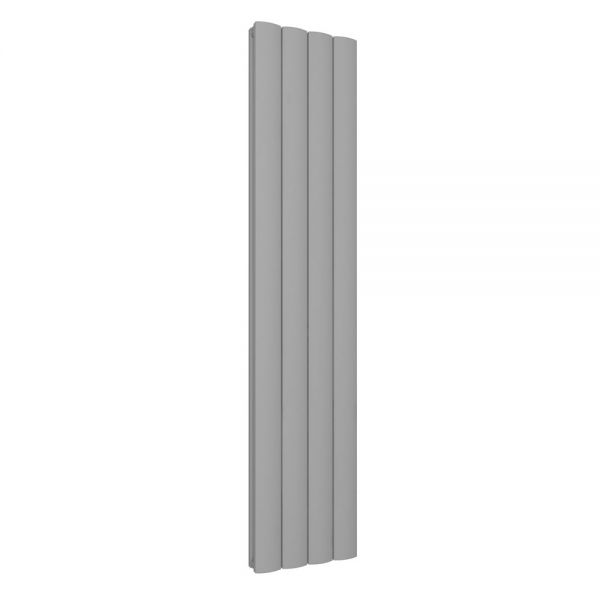 Eastbrook Guardia 1800 x 470 Vertical Matt Grey Designer Radiator