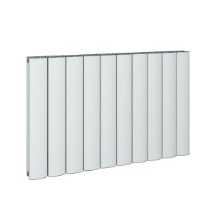 Eastbrook Guardia 600 x 660 Horizontal Matt White Designer Radiator