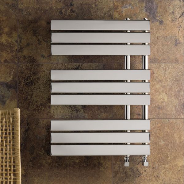 Eastbrook Leonardo 600 x 400 Chrome Designer Towel Rail #2
