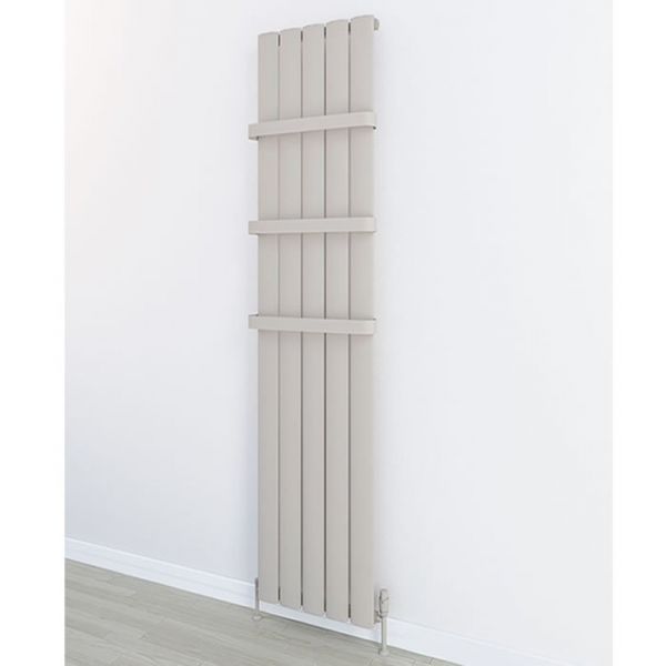 Eastbrook Malmesbury 1800 x 565 Vertical Matt Cappuccino Designer Aluminium Radiator