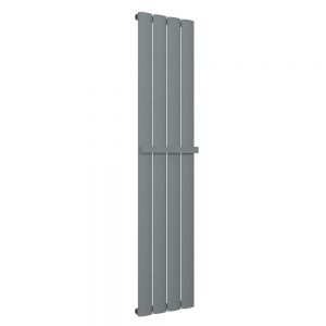 Eastbrook Malmesbury 1800 x 470 Vertical Matt Grey Designer Aluminium Radiator