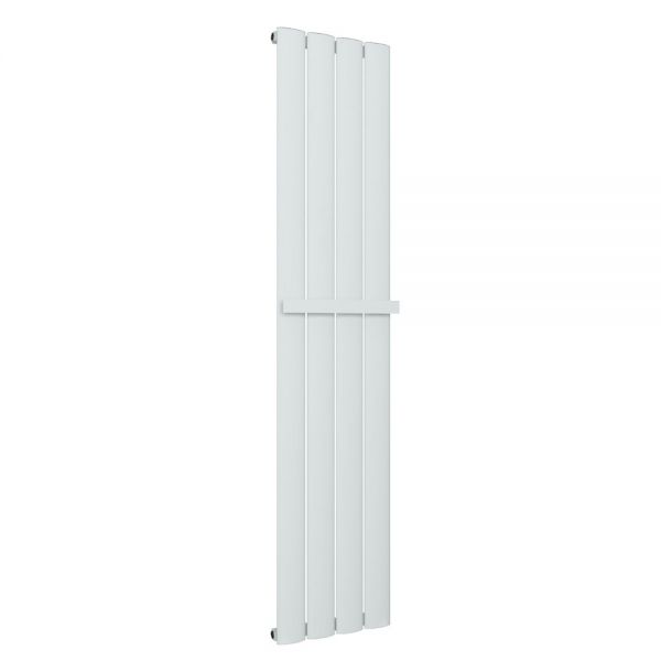 Eastbrook Malmesbury 1800 x 470 Vertical Matt White Designer Aluminium Radiator