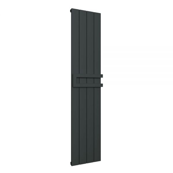 Eastbrook Rosano 600 x 280 Vertical Matt Anthracite Designer Radiator