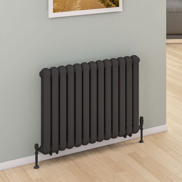 Eastbrook Rubano 600 x 383 Horizontal GLOSS WHITE Designer Radiator