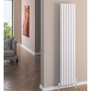 Eastbrook Rubano 1800 x 383 Vertical ANTHRACITE Designer Radiator