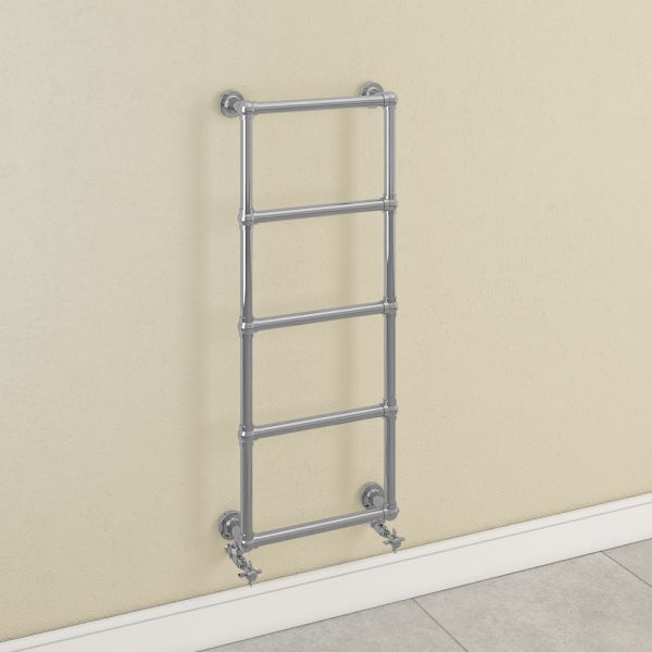 Eastbrook Stour 1550 x 500 Chrome Traditional Towel Radiator