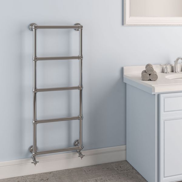 Eastbrook Stour 1550 x 500 Chrome Traditional Towel Radiator #2