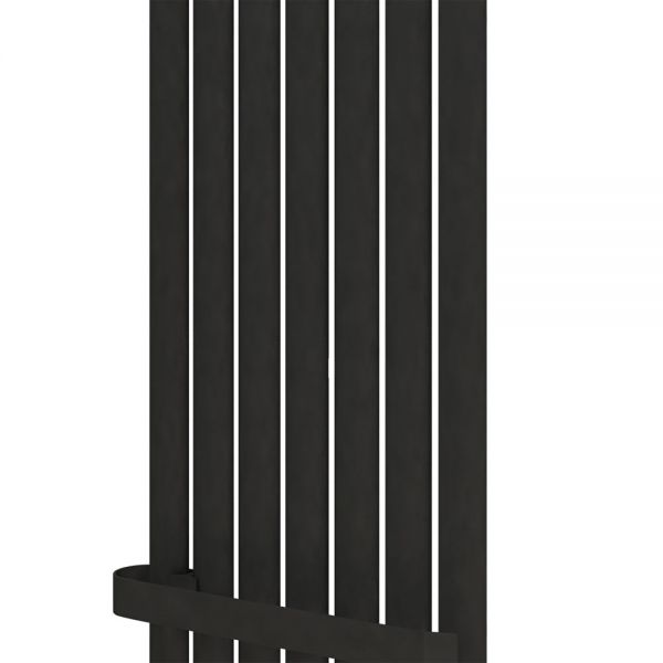 Eastbrook Tunstall 1800 x 280 Matt Black Designer Radiator #2