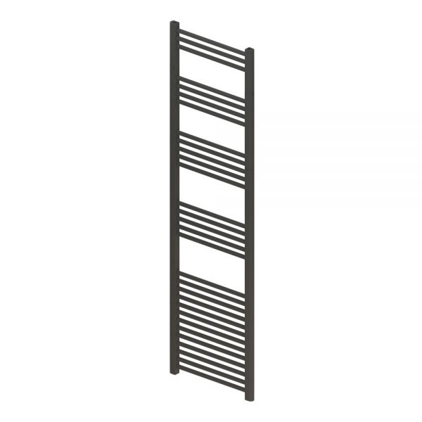 Eastbrook Wendover 1800 x 500 Straight Anthracite Towel Rail