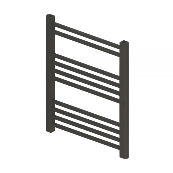 Eastbrook Wendover 600 x 400 Straight Anthracite Towel Rail