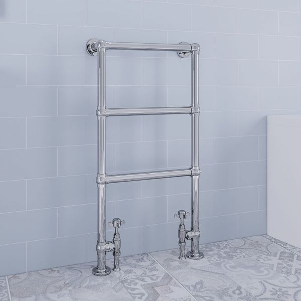 Eastbrook Windrush 1550 x 500 Chrome Traditional Towel Radiator #2
