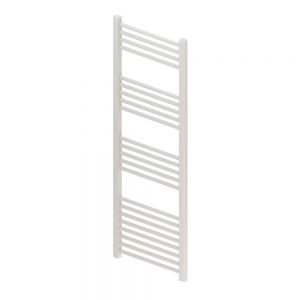 Eastbrook Wingrave 1400 x 500 Straight Matt White Towel Rail