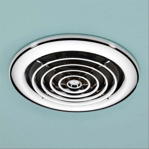hib. Cyclone Chrome Ceiling Fan 33400
