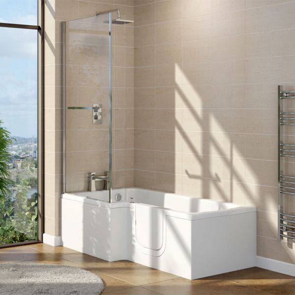 Mantaleda Highgrove 1700 Walk In Shower Bath #5