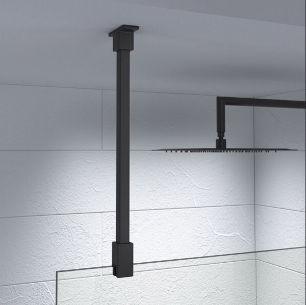 Kudos Ultimate 2 Wet Room Shower Panel 10mm 600 Wide Matte Black #5