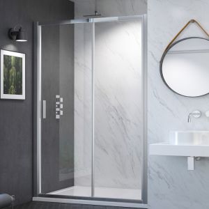 Kudos Original6 1500 Straight Sliding Shower Door