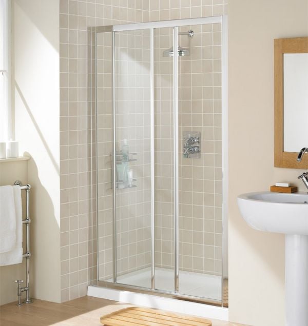 Lakes Classic Framed Slider Shower Door 1100mm