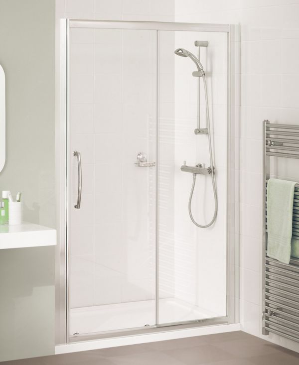 Lakes Classic Semi Frameless Slider Shower Door 1500mm