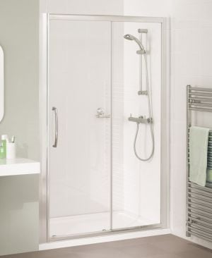 Lakes Classic Semi Frameless Slider Shower Door 1200mm