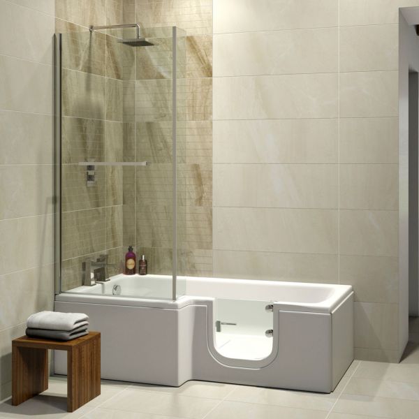 Mantaleda Larimar 1700 Walk In Shower Bath #5
