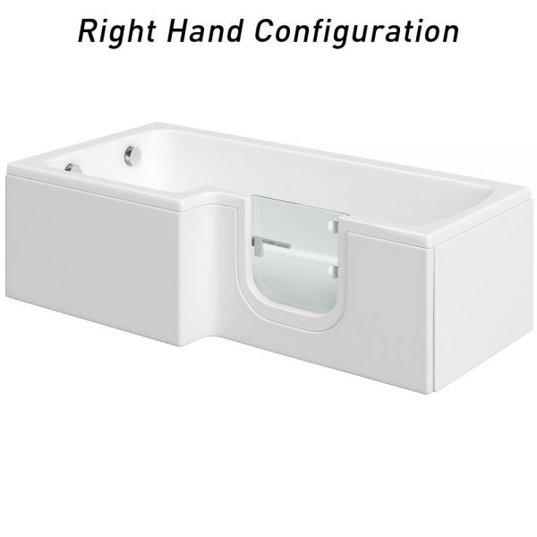 Mantaleda Larimar 1700 Walk In Shower Bath #2