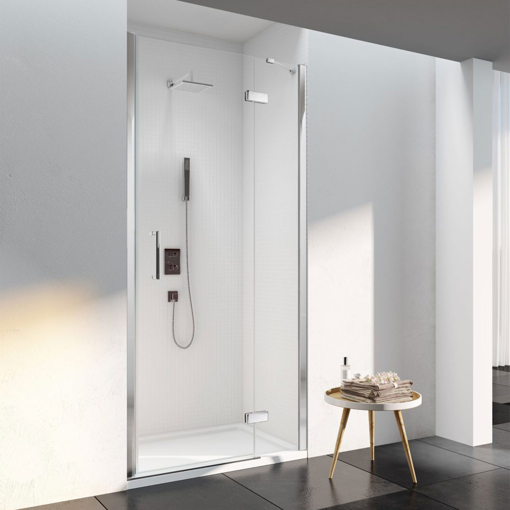 Merlyn 6 Series Frameless 760 Hinge Shower Door and Inline Panel - S6F760REC