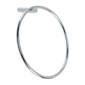 Moods Chrome Round Towel Ring