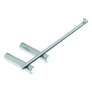 Moods Decora Chrome Wall Mounted Toilet Roll Holder