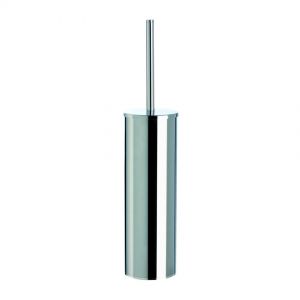 Moods Chrome Wall Mounted Toilet Brush Set
