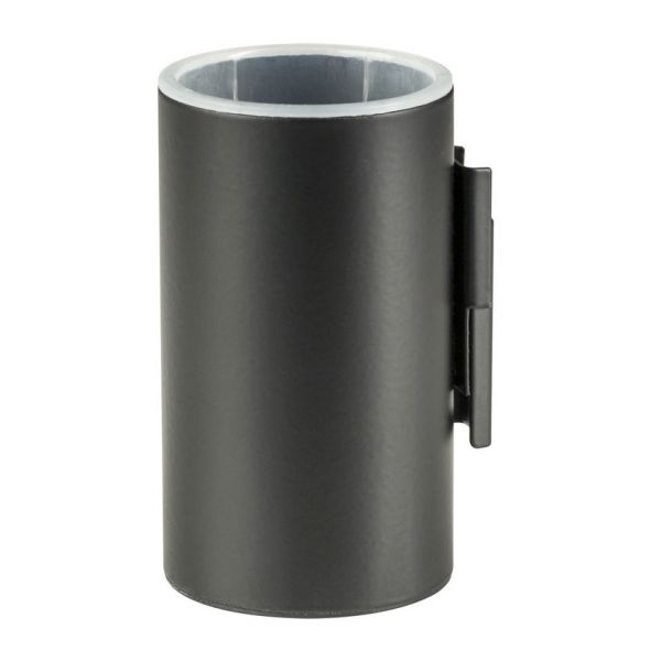 Moods Matt Black Wall Mounted Tumbler